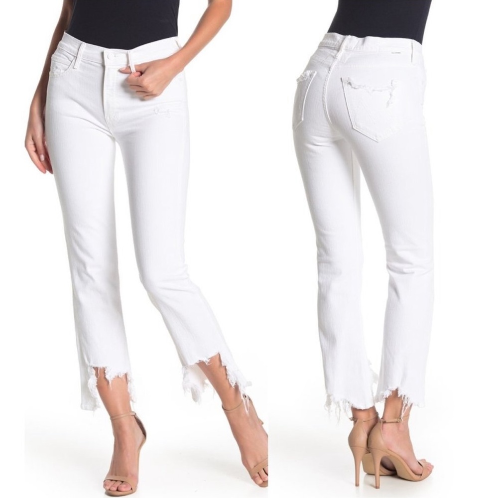 MOTHER The Dutchie Jaw Ankle Almost Innocent Jeans